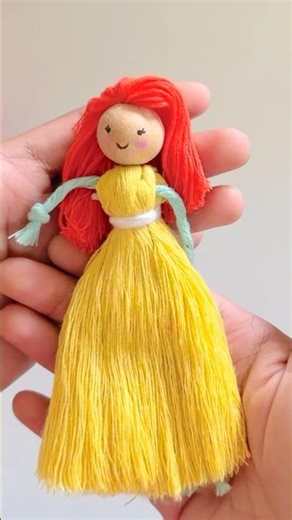 Cute Macrame thread dolls #macrame #macrametutorial #macrameprojects