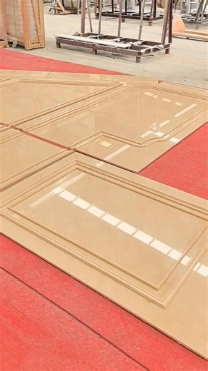 Our Royal Beige Marble Wall Panels are on layout before packaging & delivery away—every slab inspected for color balance, vein consistency, and flawless finishing. Quality control you can count on for your next luxury project. Highlight: Trust-building, behind-the-scenes craftsmanship. #RoyalBeigeMarble #MarbleWallPanels #StoneQualityControl #LuxuryInteriorDesign #MarbleSupplier | Richard Xiong