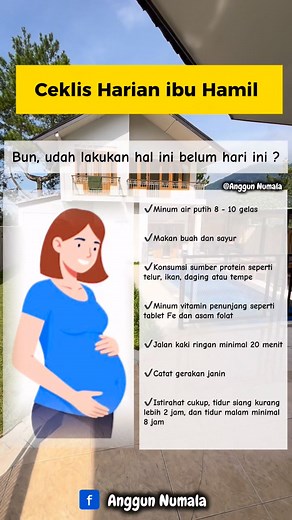 60K views · 243 reactions | Ceklis harian ibu hamil, hari ini udah lakuin hal ini belum moms 珞 . #ibuhamil #bumilsehat | Anggun Nurmala | Facebook