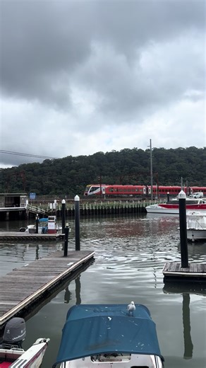 NSW Trainlink’s New R set under testing Hawkesbury River NSW 18-03-2026.