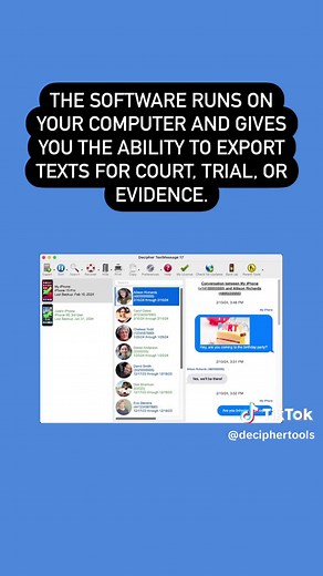 How to print iPhone text messages for court. Save and print text messages on any Mac or Windows computer. Print texts as a PDF for court, trial, or evidence. #deciphertextmessage #legaltech #legaltechnology #iphonetips #iphonetricksandtips #lawyer #evidence #printtextmessages #savetextmessages #sms #iphonetutorial #iphone #techtips
