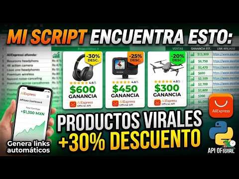 Script Python para Búsqueda de Productos Ganadores en Aliexpress Afiliados API Oficial