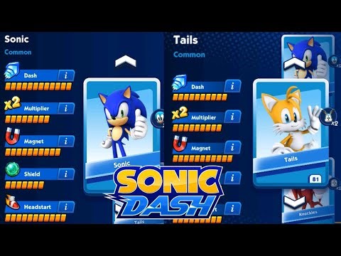SONIC DASH NEW UPDATE 2023 GAMEPLAY - SONIC VS TAILS
