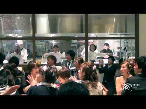 Flash mob Surprise Wedding フラッシュモブ サプライズ 結婚式二次会 One Direction " Live While We're Young "