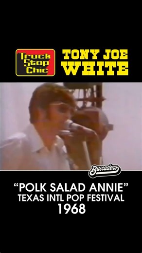 At the 1968 Houston Pop Festival, Tony Joe White hit the stage with a sound straight from the swamp. The crowd came for psychedelia, but Tony Joe brought bayou thunder—sweaty, funky, and low-down. He played Polk Salad Annie before it ever hit the charts, and when he sang about poor ol’ Annie picking greens down in Louisiana, folks felt it. That night, under the Texas sky, swamp rock had its coming-out party, and Tony Joe White stole the show. For more of the sweet American throwback vibe follow 
