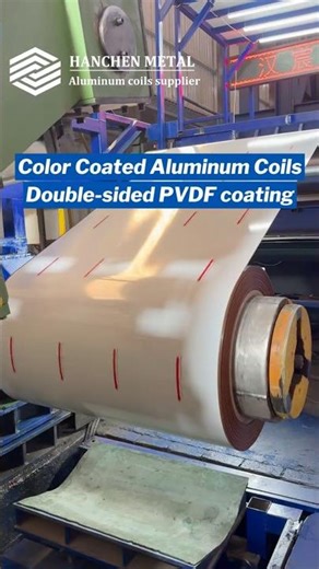 Double-Sided PVDF Color Coated #Aluminum Coil | Recoiling & Shipment