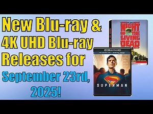New Blu-ray & 4K UHD Blu-ray Releases for September 23rd, 2025!