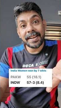 India vs Pakistan W Asia Cup match😅😅 #smritimandhana
