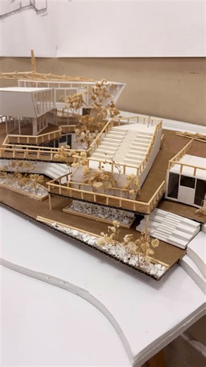 ARCHITECTURE DEPARTMENT on Instagram: "Cultural Venue project developed during the Second Year Design Studio at the Department of Architecture, Al-Quds University. The project explores the relationship between culture, space, and human experience through architectural form, spatial sequence, and contextual response. 🙌🏼 #architecture #explore #instagram #architect #reels"