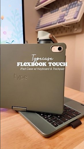 typecase flexbook touch 👩🏻‍💻✨ | iPad keyboard case with trackpad