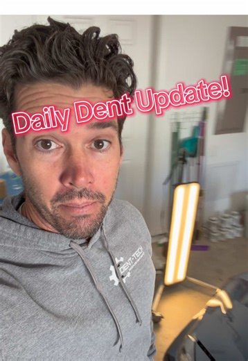 Daily Dent Update! ❄️❄️❄️Hail car in Gainsville! #pdr #paintlessdentrepair #dentrepair #haildamage #gainsville