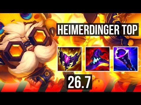 HEIMERDINGER vs RENEKTON (TOP) | Good KDA: 15/2/5, 51K damage | EUW Master | 26.7