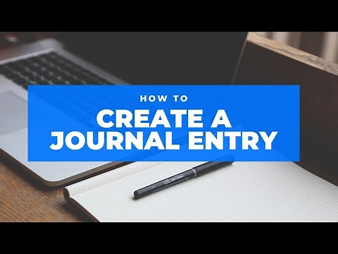 How to Create a Journal Entry in Wave