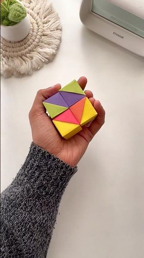 Origami Cube Tutorial | Modular Origami Cube With 2 units | Art beats