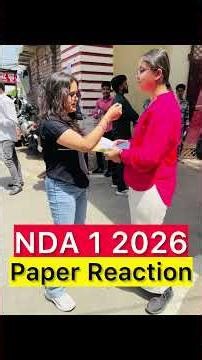 NDA 1 2026 Paper Reaction ✅ NDA 1 2026 Paper Analysis ♥️ NDA 1 2026 ✨ NDA 2026