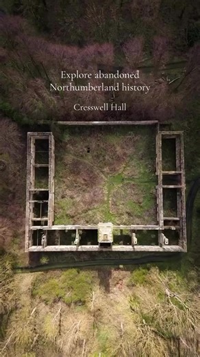 Abandoned Northumberland History ~ Cresswell Hall The hall was built between 1821-1825 by London architect John Shaw using sandstone from nearby quarries with the stable block pictured here built in 1829. Cresswell Hall was unfortunately demolished due to structural faults but this stable block remains although abandoned and giving serious creepy tomb raider vibes! Hard to imagine now but in its day the grounds of the hall were impressive with a croquet lawn, tennis courts and even a miniature r
