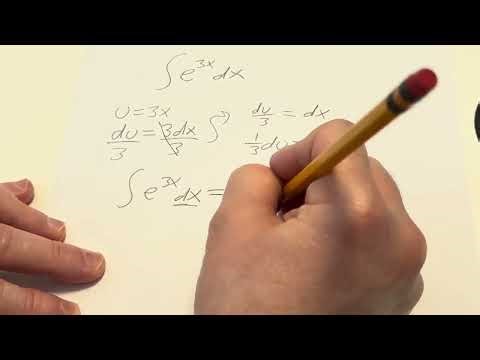 How to Evaluate an Indefinite Integral with the Natural Exponential Function using Substitution
