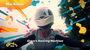 60 reactions · 3 comments | Motorbike rider Grace is back to introduce your little ones to some of the world's most amazing machines! Pick your favourites from the brand new season of #GracesAmazingMachines, tonight at 8.20pm (SG/HK) & 5.50pm (IN), on CBeebies: https://bit.ly/2Hu3QBg #CBeebiesAsia | CBeebies Asia | Facebook
