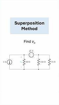 Superposition in Circuit Analysis #electricalengineering #electronics #physics