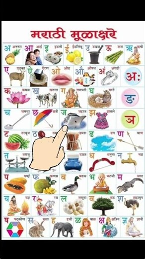 मुळाक्षरे | मराठी मुळाक्षरे | Marathi Mulakshare | #mulakshre​ #educational​ #shorts​ #marathi #kids