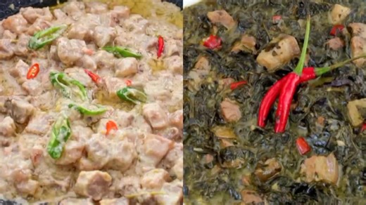 Bicol Express and Laing are two iconic dishes from the Bicol Region, Philippines, showcasing the region's rich flavors and spicy kick. Bicol Express is a savory and spicy stew made with pork, chilies, garlic, onions, and coconut milk, while Laing is made with taro leaves cooked in coconut milk, chilies, and sometimes bagoong, highlighting the bold and flavorful characteristics of Bicolano cuisine. No copyright infringement intended. Music belongs to its rightful owner. Music used for academic pu