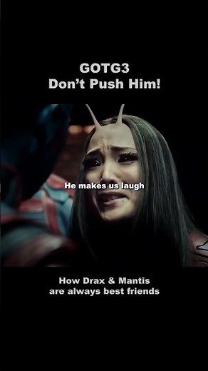 How Drax and Mantis are always best friends. 🥹😂