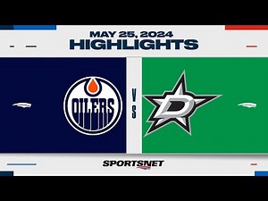 NHL Game 2 Highlights | Oilers vs. Stars - May 25, 2024