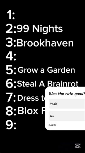 Ranking Roblox Games