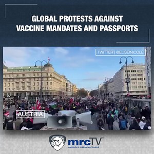 38K views · 1.3K reactions | Protests against vaccine mandates are becoming more common across the world. | MRCTV | Facebook