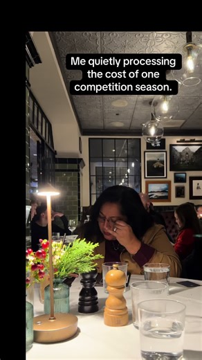 POV: You’re out to dinner and suddenly remember you just paid competition fees, travel, wigs, dresses, lessons, and shoes. What was I made for… 💸 .. and we’d do it again 💕#irishdancing