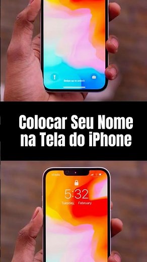 How to put your name on the iPhone lock screen?