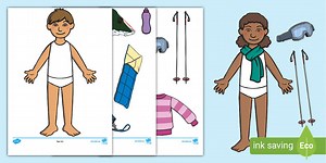 Arctic Outfit Activity Sheet