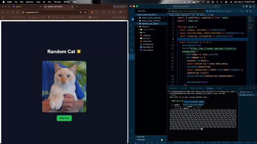 Using APIs is actually so much fun. Earlier, it felt confusing to me, but today when I got my hands dirty, it started to make sense and now I want to do more with them.React made the whole process even more interesting.Today I built three mini projects in React, fetching data and displaying it on the frontend.@ChaiCodeHQ @Hiteshdotcom @nirudhuuu @piyushgarg_dev #chaicode #LearningInPublic