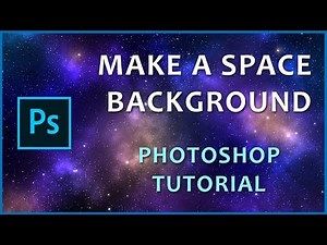 Photoshop Tutorial - Make a Space Background