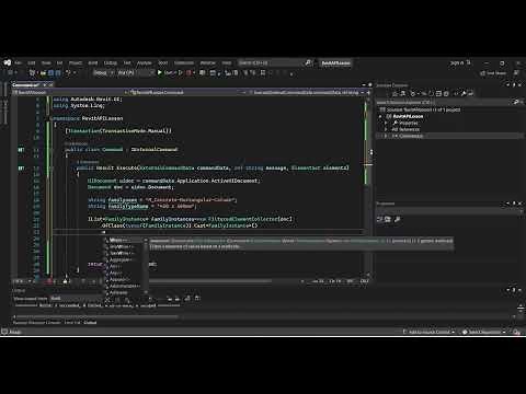 Revit API Lesson: How to get all instances by family name and type name