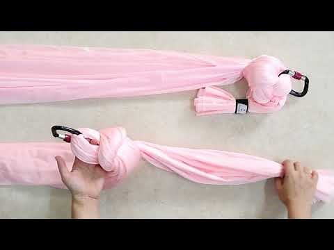 HOW TO RIG YOUR AERIAL YOGA HAMMOCK WITH CARABINERS