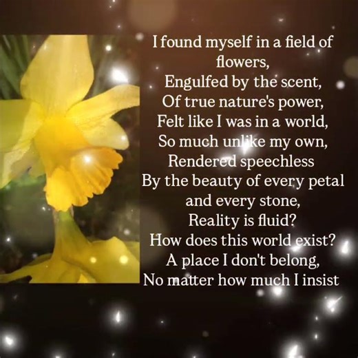Spring flowers poetry by T.F. Burke