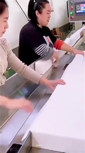 the process of tidying up and making block tissue