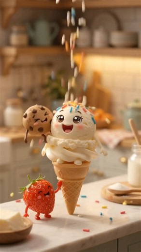 Tiny Ice Cream Magic | Miniature Ice Cream Making | #homemadeicecream