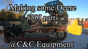 Custom Fabricating Parts for a John Deere 850J