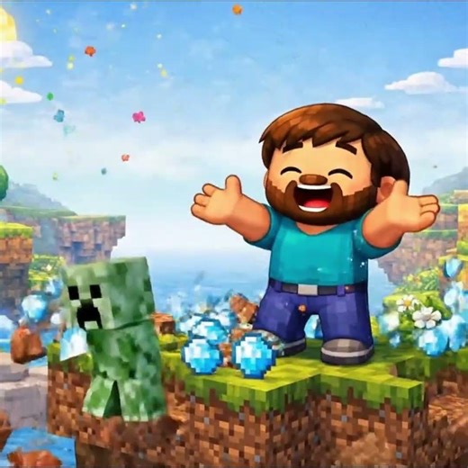 Round Steve and the Lucky Block Surprise