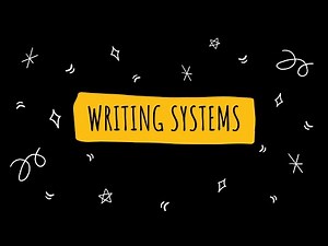 How to make a conlang | Writing Systems