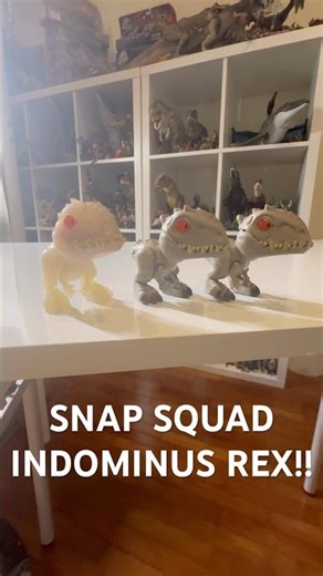jurassic world snap squad indominus rex!! #jurassicworld#snapsquad#matteljurassicworld#dinosaur#toys