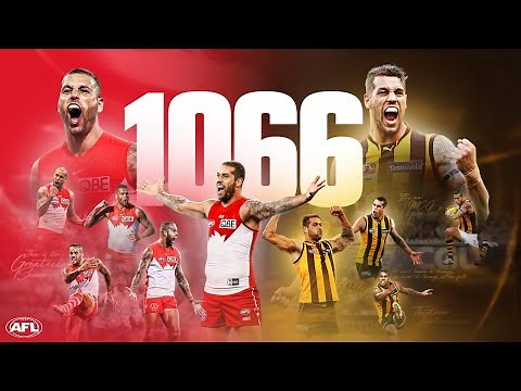 ALL 1,066 GOALS BUDDY FRANKLIN EVER KICKED IN HIS CAREER