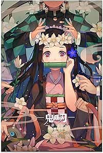 Geataych Japan Manga Poster Personality Anime Canvas Wall Art Decorative Picture Print Painting Room Aesthetic for Girl's Bedroom Dorm Living Room Gifts 12x18 inch No Frame