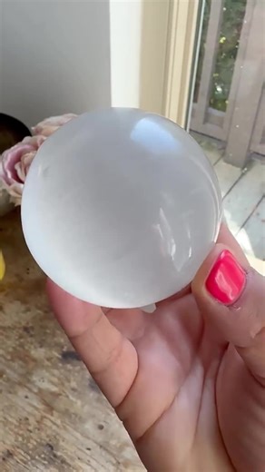 Natural Selenite Sphere - Etsy