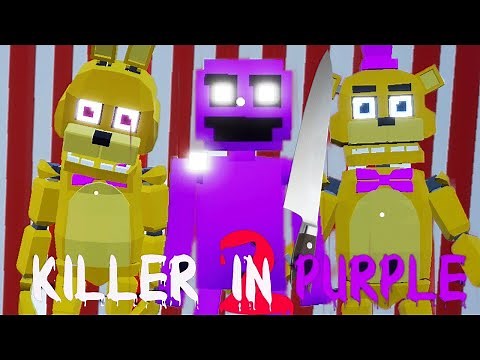 *NEW SECRET* PURPLE GUY BUILDS FREDBEAR AND FRIENDS AND STARTS FRESH.. | FNAF Killer in Purple 2