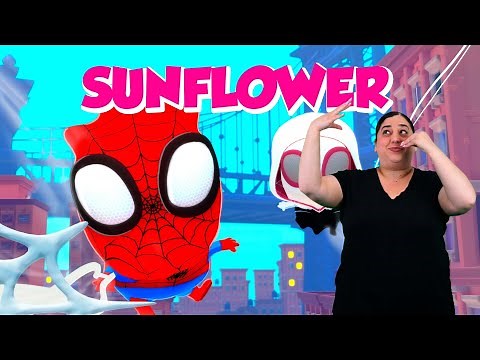 ASL Sunflower 🌻 Spiderman Across the Spiderverse Soundtrack 🕷️ Sign Language by The Moonies