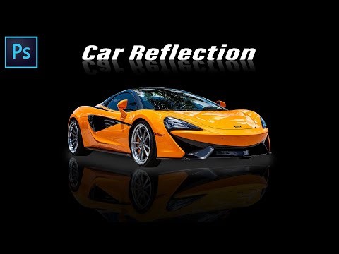 遠近法ワープを使用した車の反射の作り方【photoshopチュートリアル】