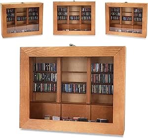 MEGREZ Anxiety Bookshelf Shake Away Your Anxiety, Handmade Mini Library Decor with Tiny Books, Stress Reliever Shake Desk Decor for Book Lovers, Unique Gift for Anxiety Relief & Bookshelf Decor